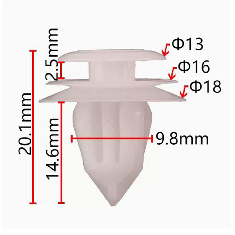 10 Car Interior Trunk Panel Trim Retainer Clips for Tesla Model 3