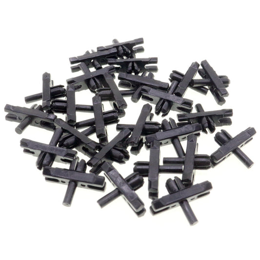 10-Piece Mudguard and Wheel Apron Mold Clip KD45-51-W24 for Mazda CX-5 2013-2016