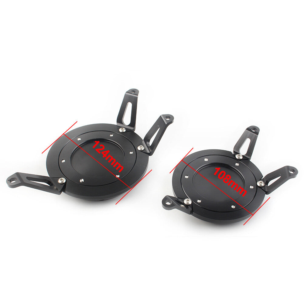 Black Engine Stator Slider Cover Guard Protector for KAWASAKI Z1000/SX 2010-2017