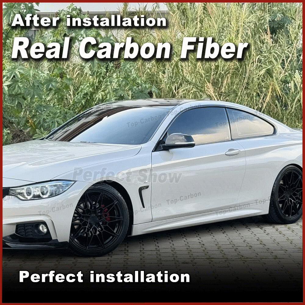 for BMW E84 E87 F20 F22 F30 F32 F33 F35 Replacement REAL Carbon Mirror Cover Cap