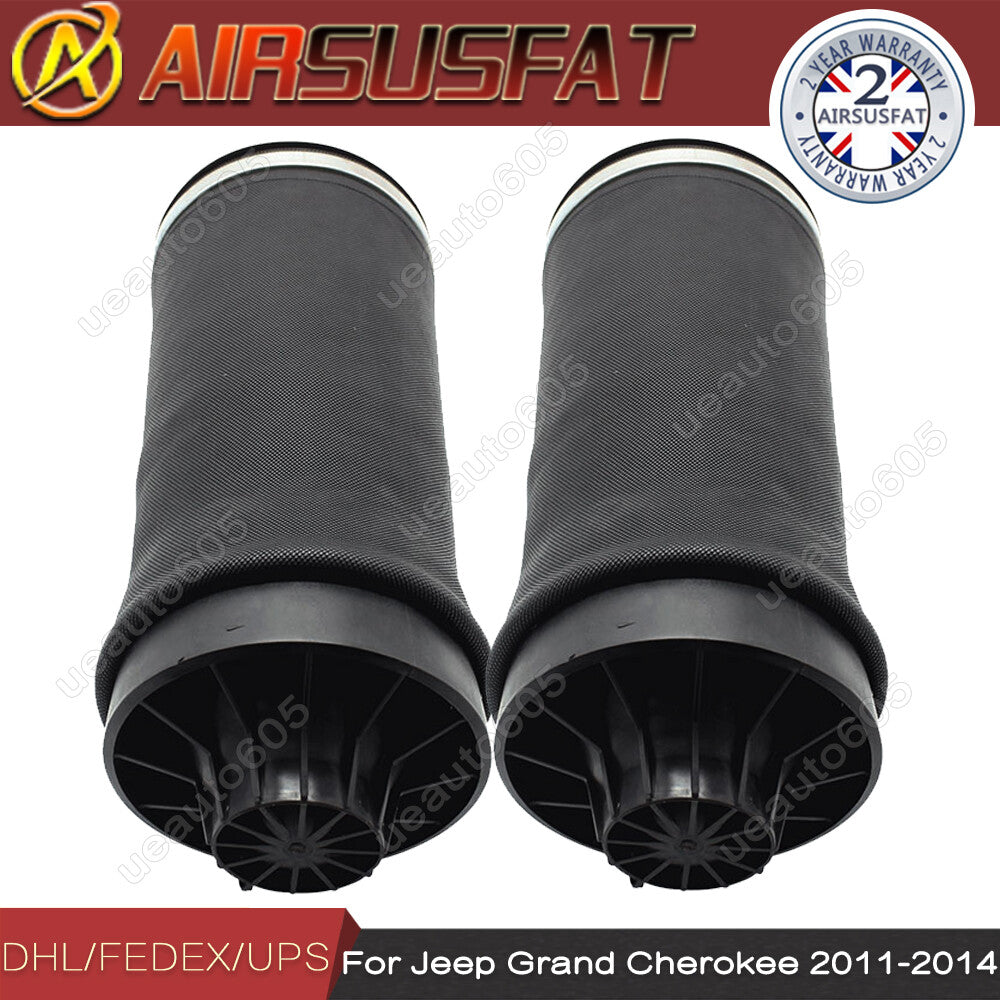 2x Rear Air Suspension Spring Bags for Jeep Grand Cherokee WK2 11-16 68029912AE