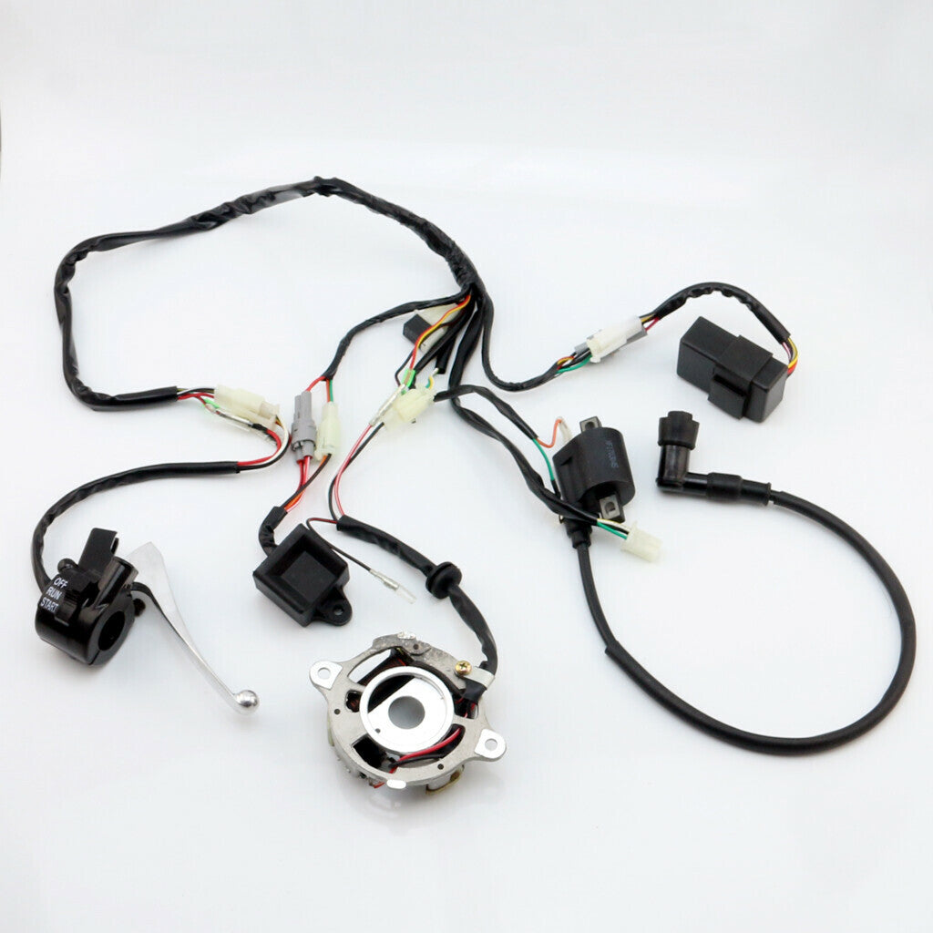 PW50 WIRE WIRING HARNESS Loom Ignition Switch CDI Unit Magneto Stator ASSEMBLY