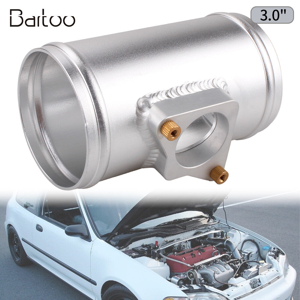 3/76mm MAF Mass Air Flow Sensor Mount Adapter Tube for Subaru for Suzuki
