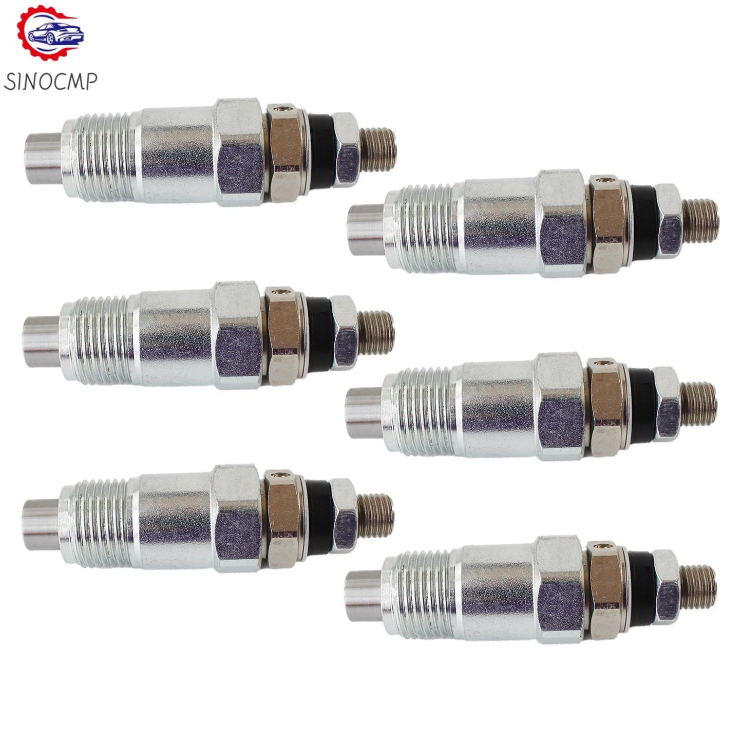 6 PCS Fuel Injector Assy 23600-56011 093500-1800 for Toyota Engine 2B/B 2J/2H