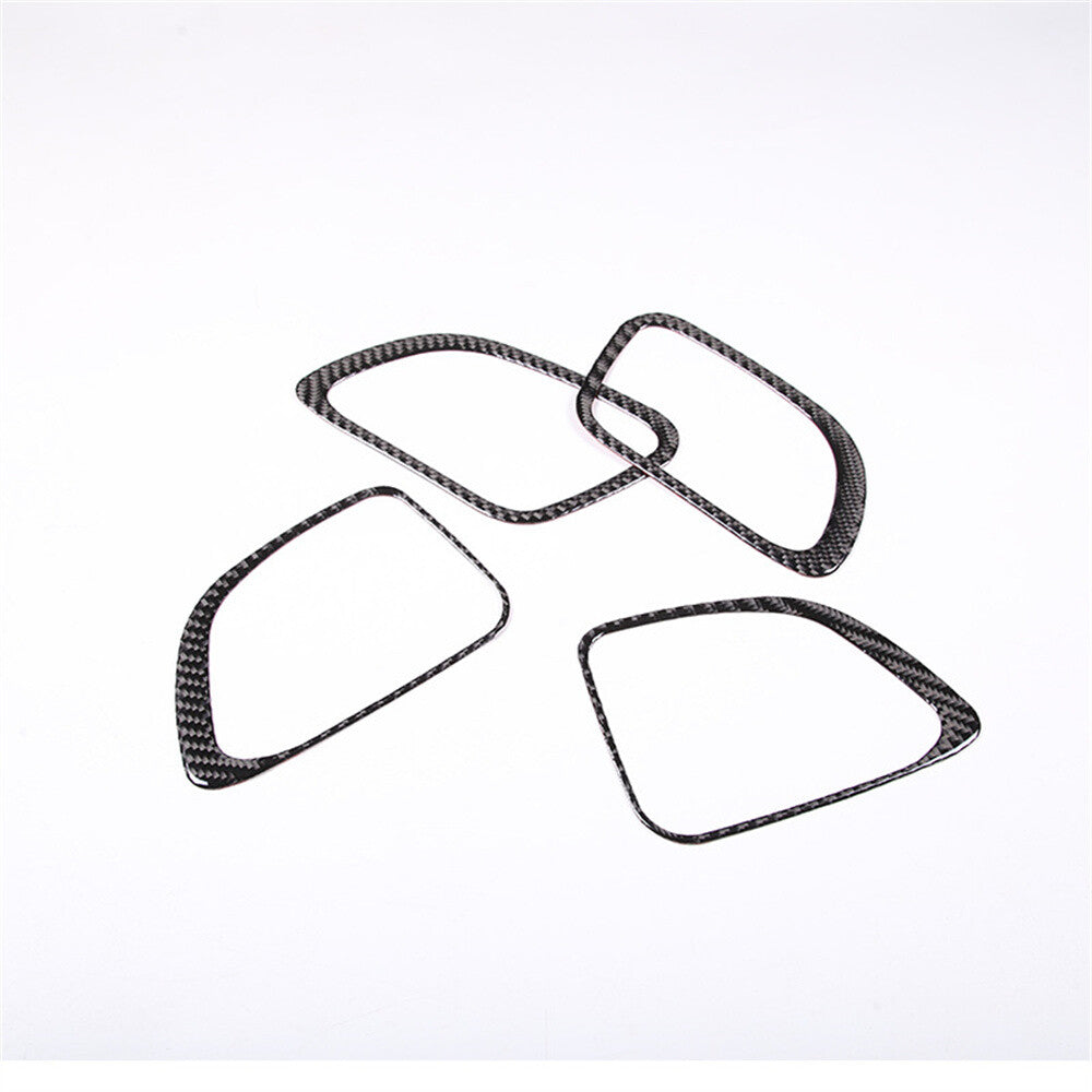 for Benz C Class W206 2022-23 Soft Carbon Fiber Interior Door Speaker Ring Cover