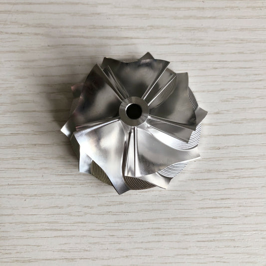 RHF5HB 49.62/61.98 mm 5+5 blade high-performance turbine blank compressor wheel