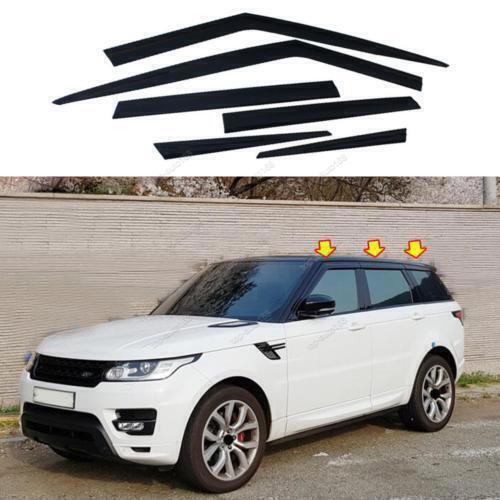 for Range Rover Sport 2014-2022 Black Window Vent Visor Sun Rain Deflector Guard