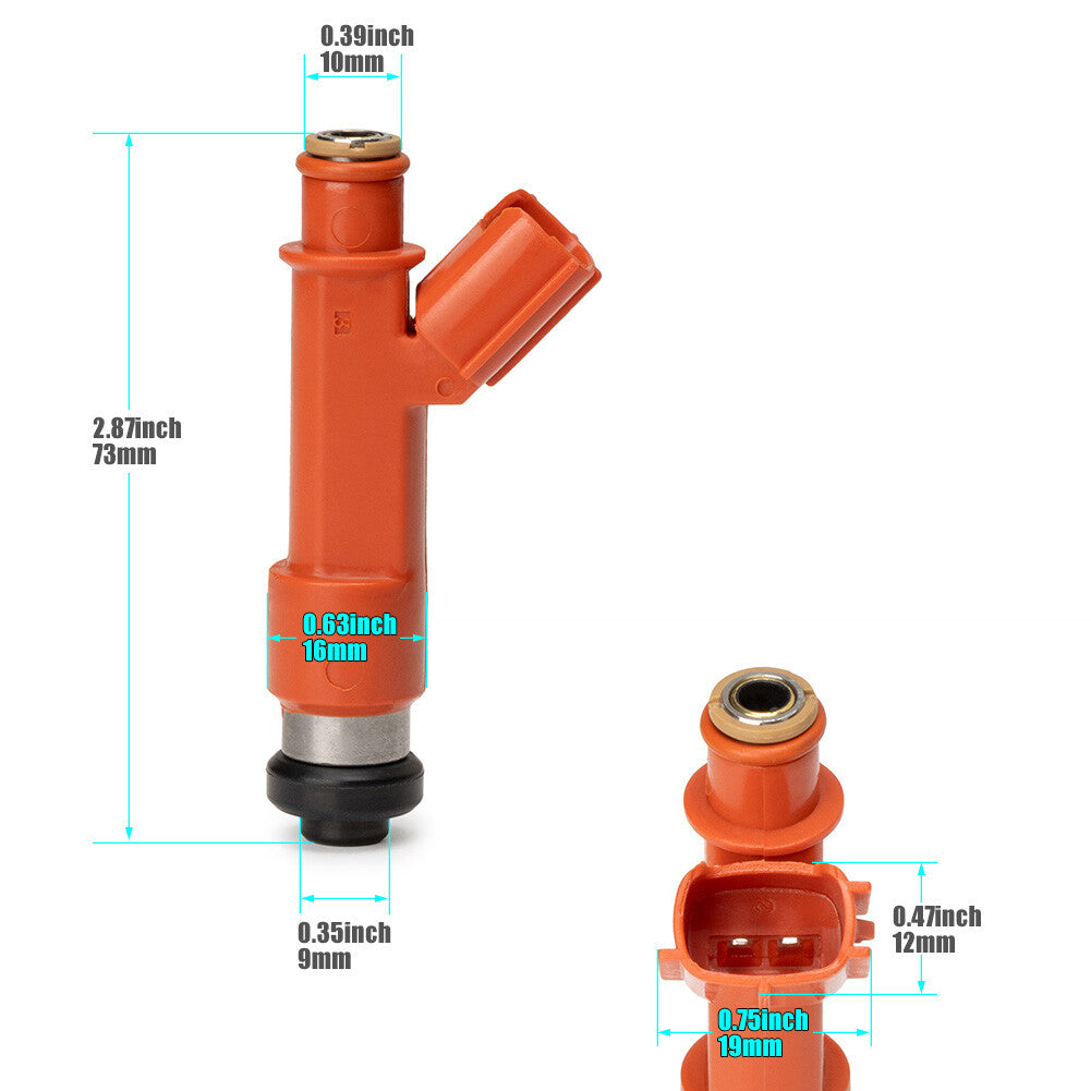 1pcs 1001-87F90 4x850cc Fuel Injector for Toyota 1.8L for Lotus Exige Celica 2.4L