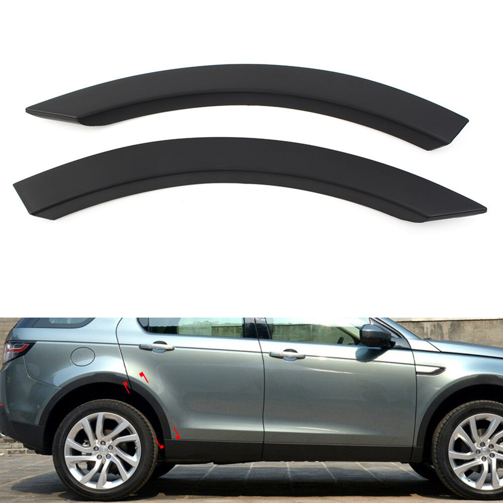 Pair Rear Wheel Front Arch Door Molding for Land Rover Discovery Sport 2015-2022