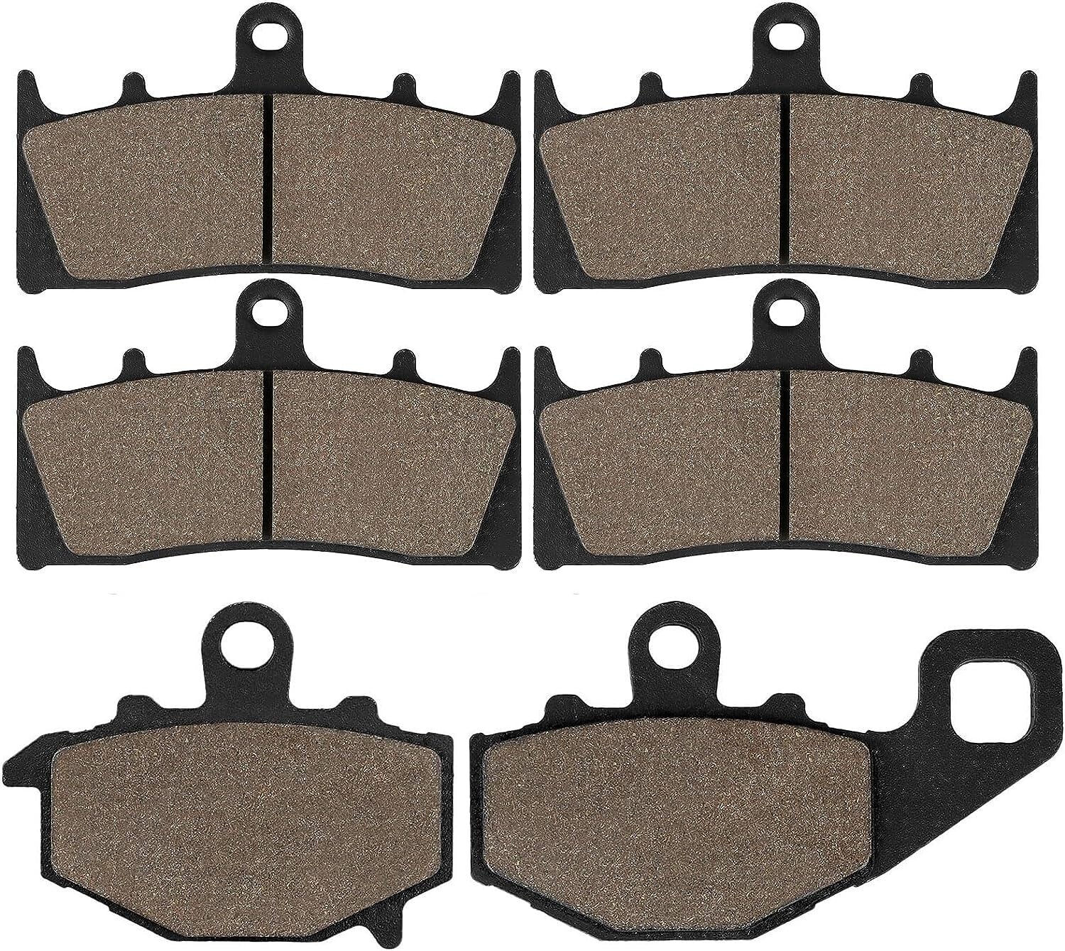 Front Rear Brake Pads for Kawasaki ZX9R ZX-9R ZX900 1996-2001, ZX6R ZX636 2002