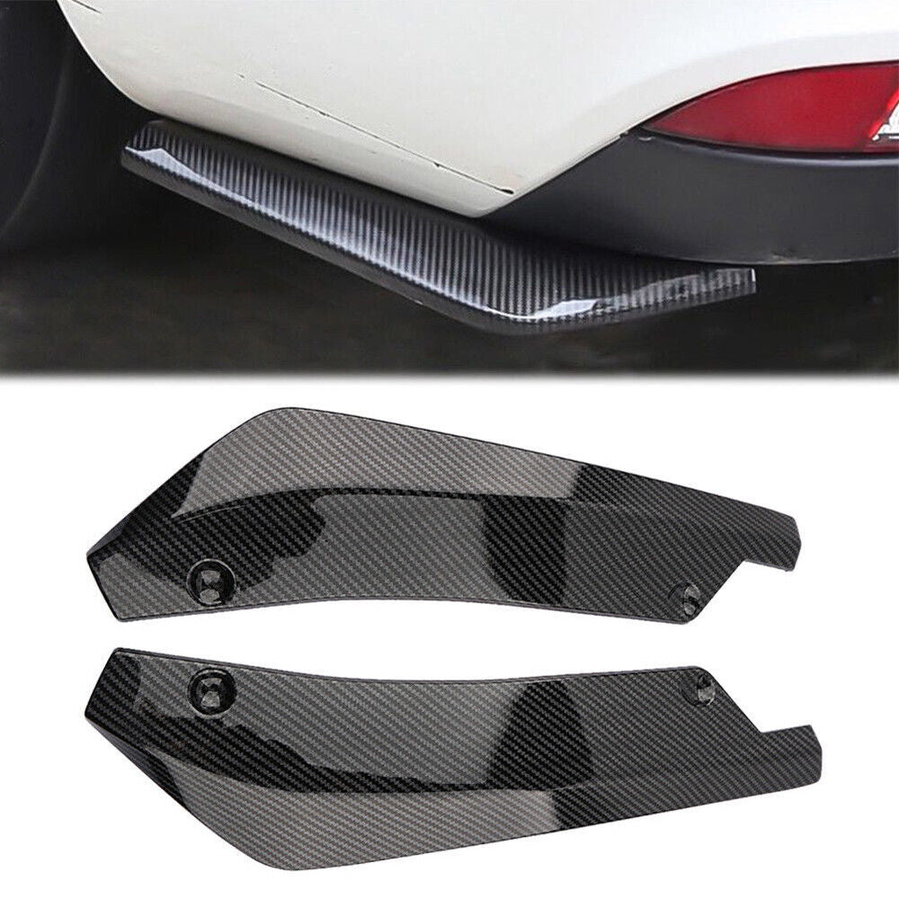 Rear bumper lip diffuser splitter protector cover, Canard Protector wiper strip - Automotive parts