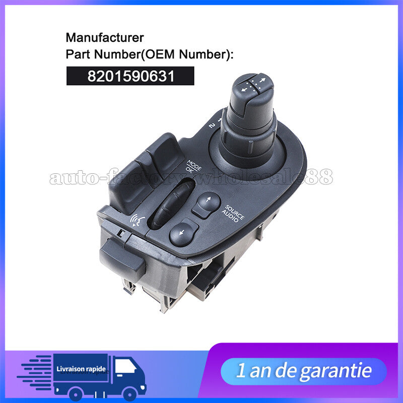 COMMODO COMODO ESSUIE GLACE RADIO AUDIO for RENAULT CLIO 3 MODUS KANGOO 2 8201590631