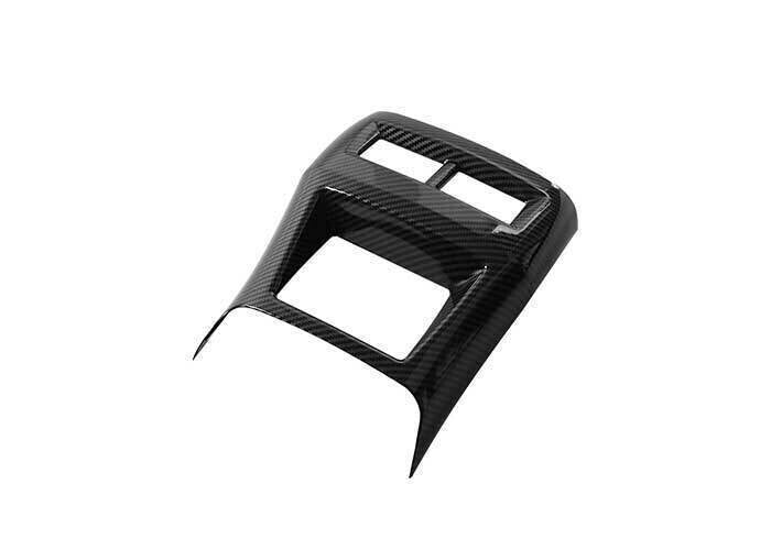 for Cadillac CT4 2020-24 Carbon Fiber Rear Air Outlet Anti-Kick Panel Cover Trim