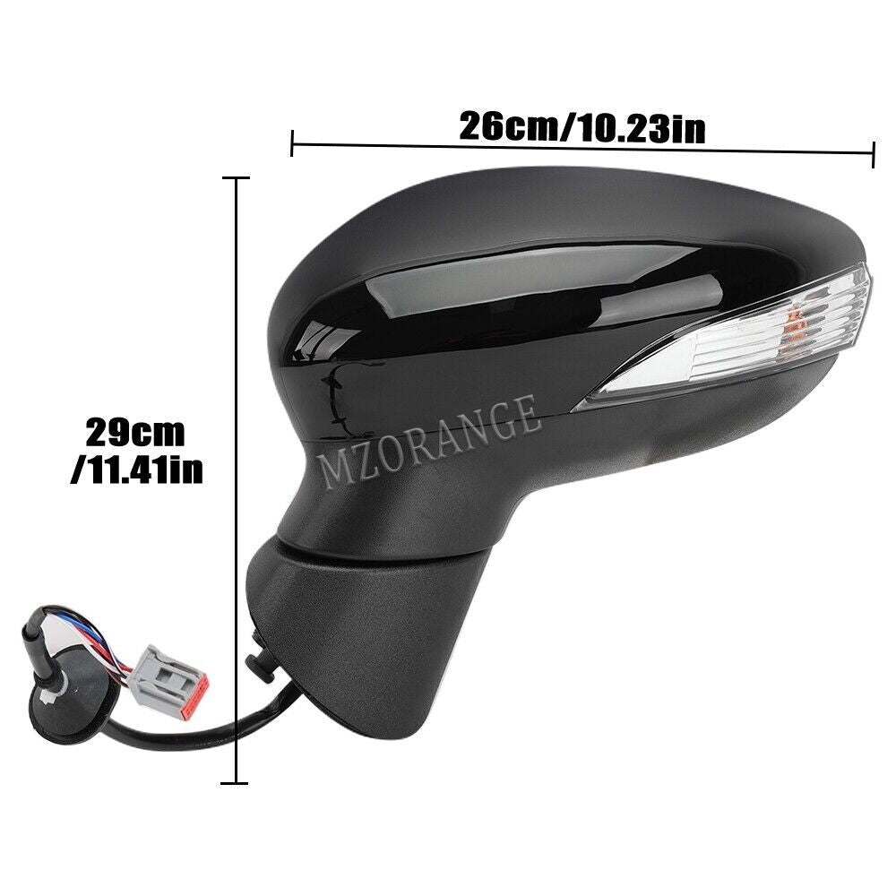 F¨¹r for Ford Fiesta MK7 2013-2017 6 Pins Linke Au?enspiegel Elektronisch Beheizt