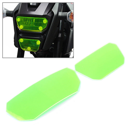 Fit for Honda MSX125 SF 2016-18 Headlight Guard Head Light Shield Screen Cover Green
