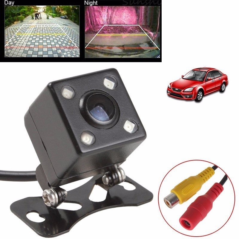 Reverse Backup Car Rear View Camera CCD Waterproof 4 LED Night Use Wide