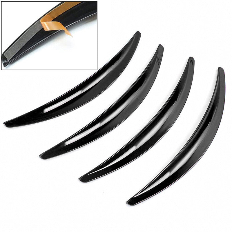 4-piece/set car wheel arch trim, lip trim strip, mudguard flash protection parts