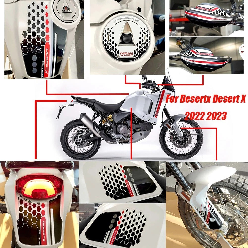 New Graphic kit for DUCATI Desert X Decal Sticker DesertX Decal kit 2022 +