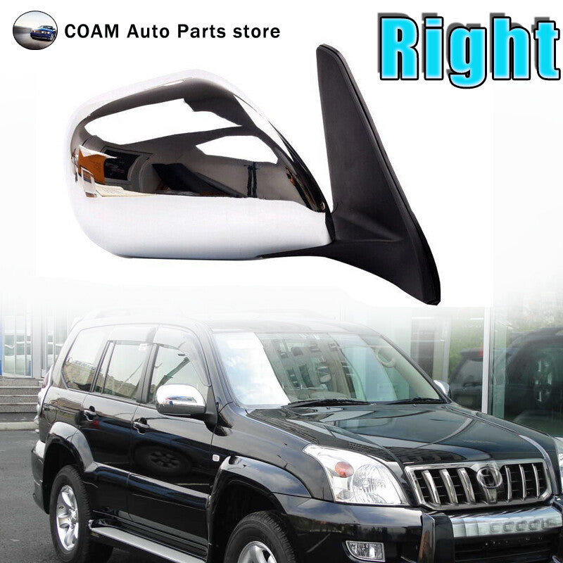 Suitable for Toyota for Land Cruiser Prado 2002 - 2009 LC120 door rearview side mirrors (Assy, right-hand grip)