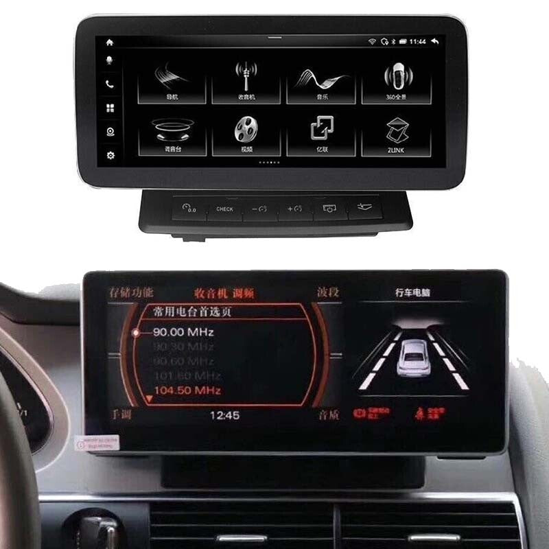 GPS Radio Android Monitor MMI for Audi A6 C6 Q7 Car Multimedia Player 4+64 RHD