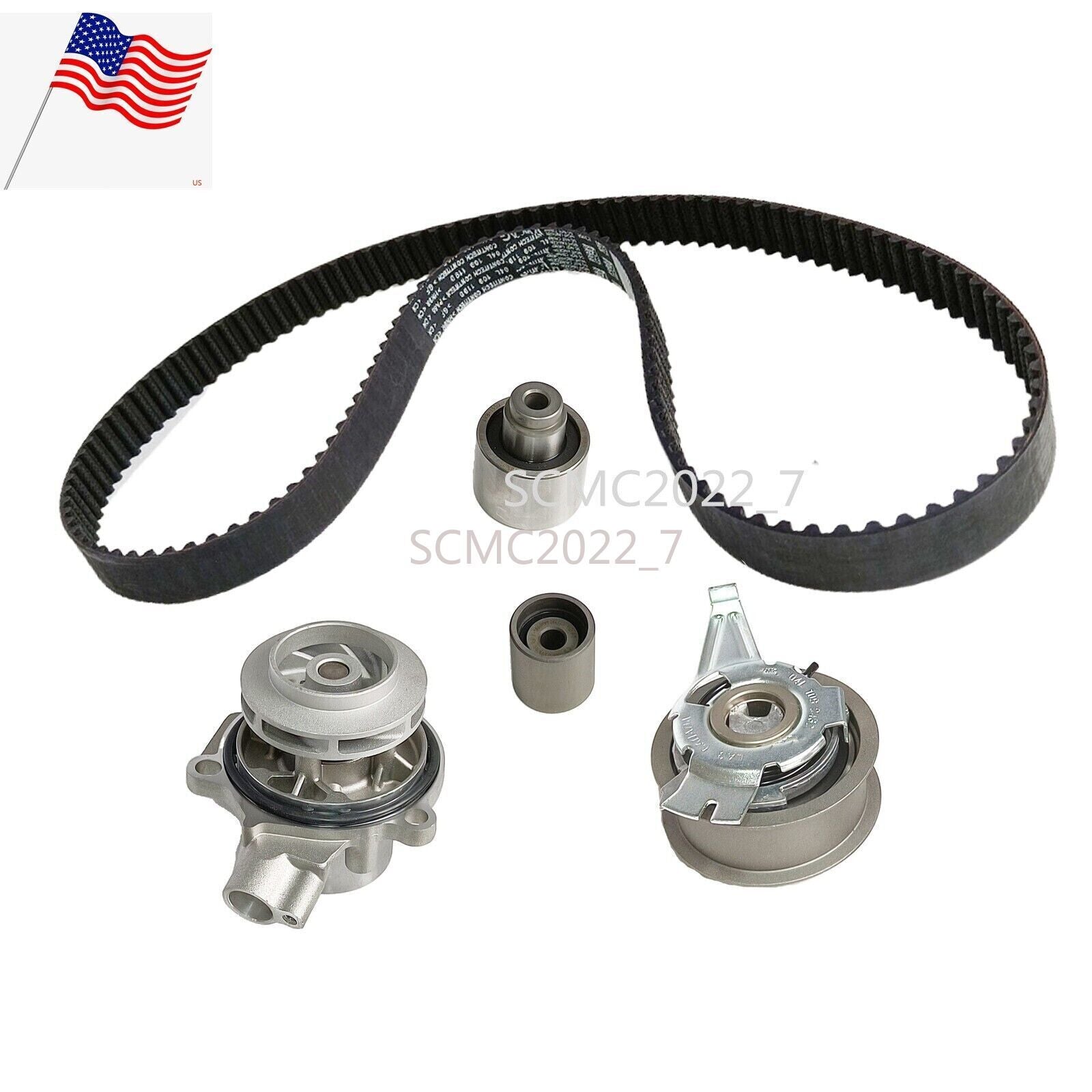 Diesel Water Pump Timing Belt Set for VW for Golf for Jetta for Tiguan for AUDI A3 A5 04L109119A