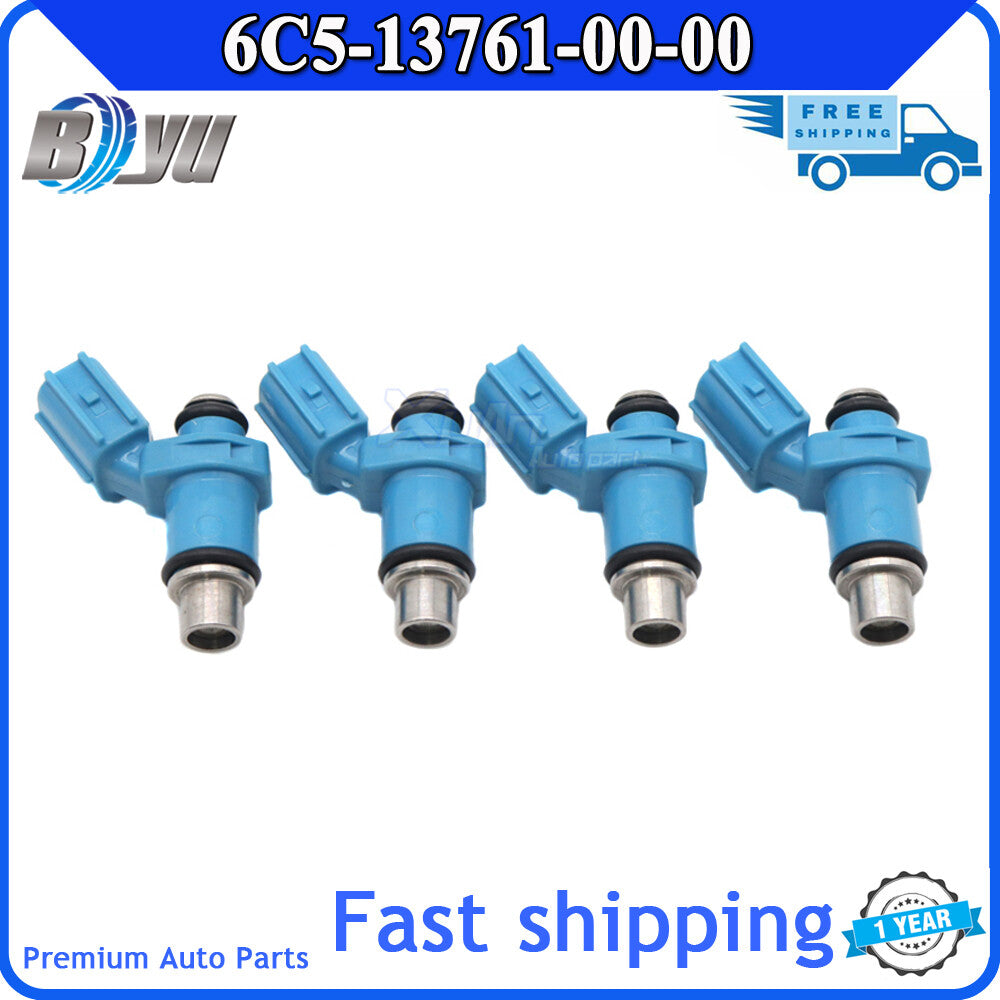 Suitable for Yamaha 40-50-60 HP 4-piece 6C5-13761-00-00 fuel injectors (2-stroke, 50-60 HP).