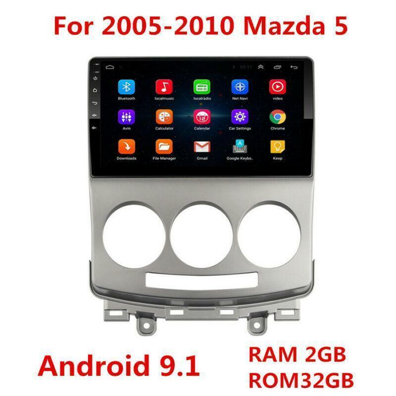 For 2005-10 for Mazda 5 9 Android 9.1 Car Radio Stereo GPS Navigation Player 2+32GB