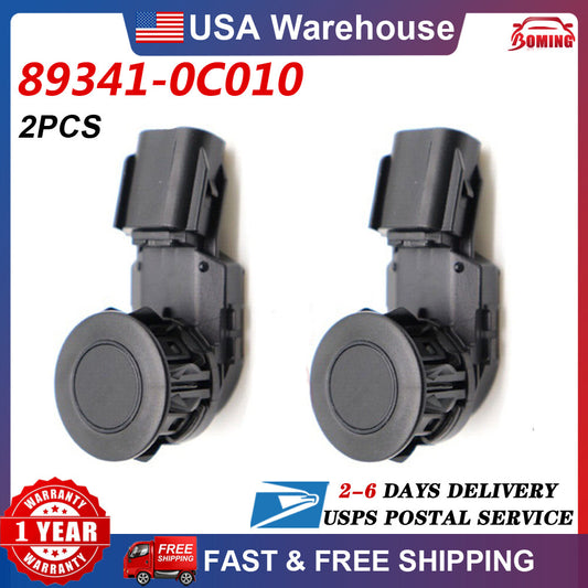 89341-0C010 Bumper Parking Sensor for Toyota Tacoma Tundra RAV4 2014-18 Black 2P