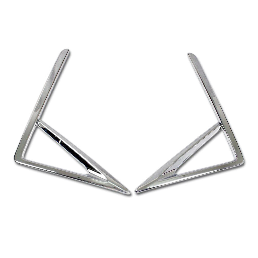 Front Fog Light Lamp Cover Chrome Molding Trims for Toyota VOXY 18-20 X/HYBRID X