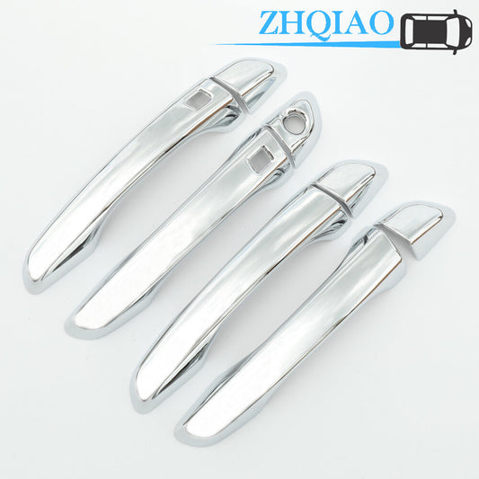 Chrome Door Handle Cover Trim for Smart Fits for Elantra Verna Solaris 2016-2018