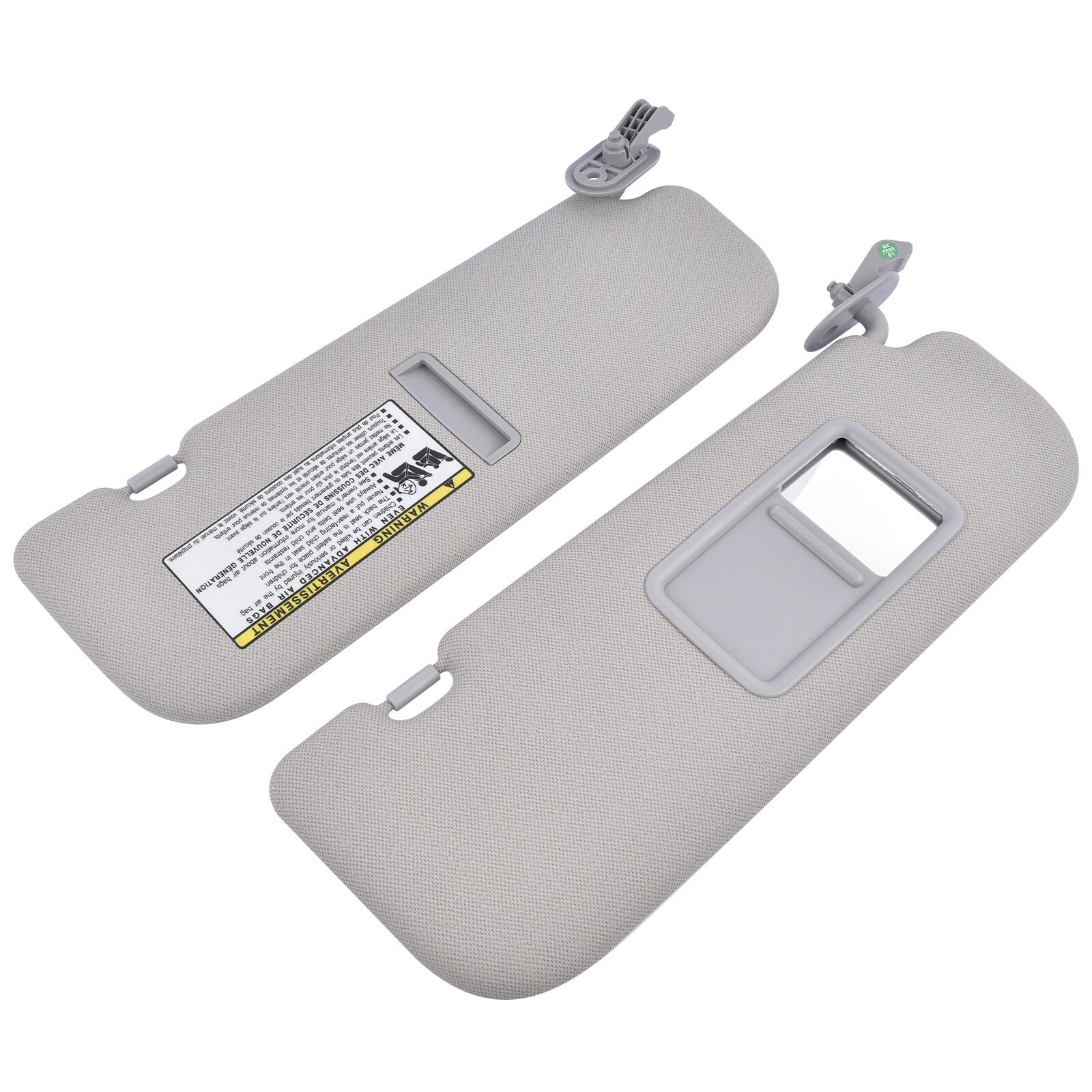 1 Pair Sun Visor Left Right for Hyundai for Elantra 15 GLS 852103X000TX 852203X000TX