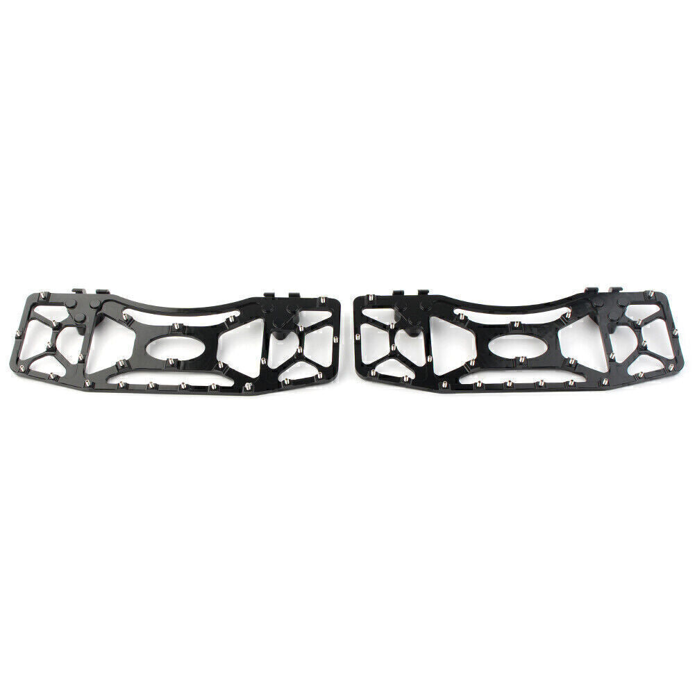 2x Wide Foot Pegs Floorboard Floor Board Fit Touring Electra Road Glide Dyna FLD