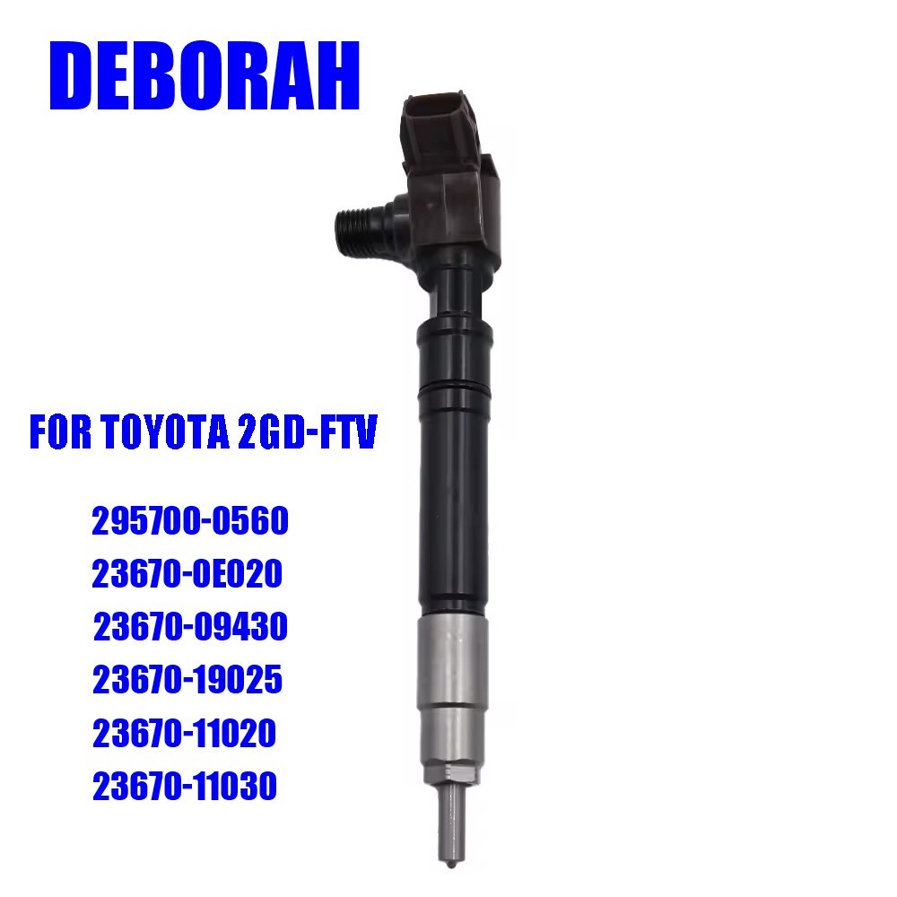 295700-0560 23670-0E020 Fuel Injector for Toyota Fortuner Hilux Revo 2.4L 2GD
