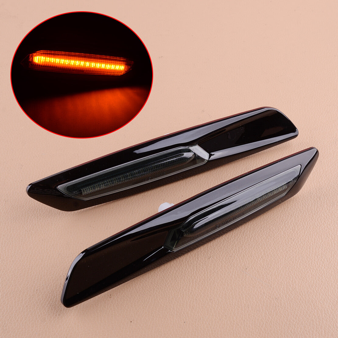 1Pair 18LED Fender Side Marker Turn Signal Light Fit for BMW 3 5 Series F10 E93