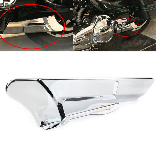 Chrome Lower Belt Guard Cover for Harley Electra Street Road Glide King FLHTK
