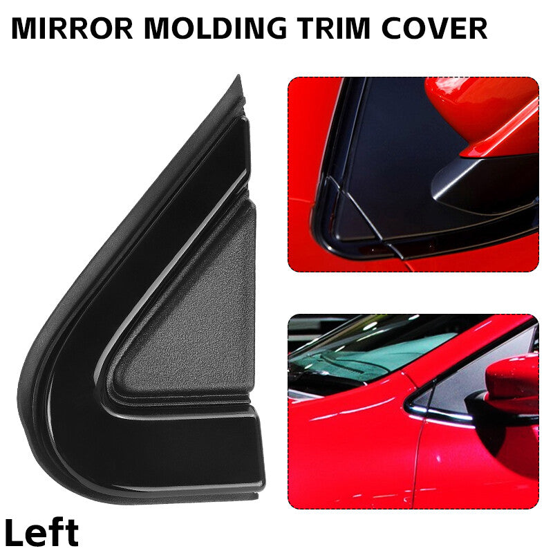 FRONT DRIVER LEFT SIDE DOOR CORNER MIRROR MOLDING TRIM For 2012-2016 for DODGE DART