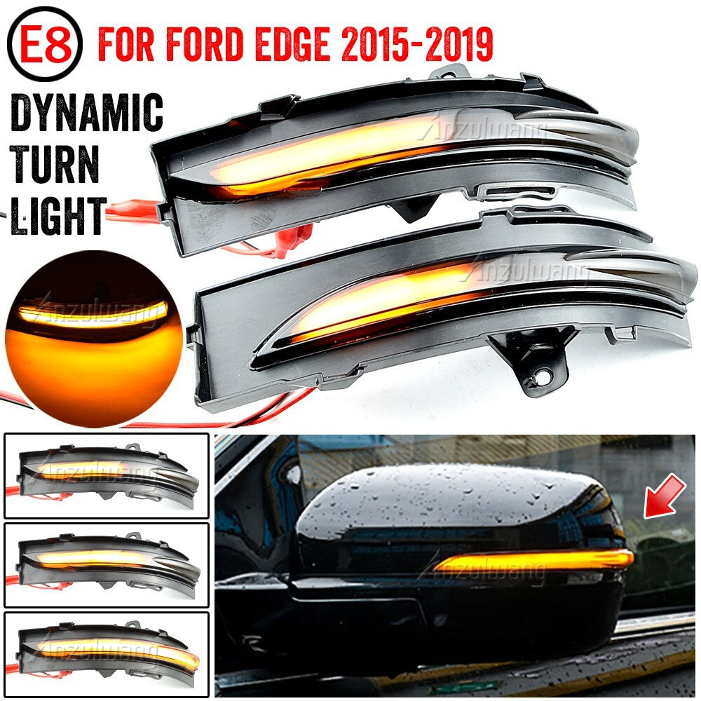 Dynamic Side Turn Signal Light for Ford EDGE 2015-2019