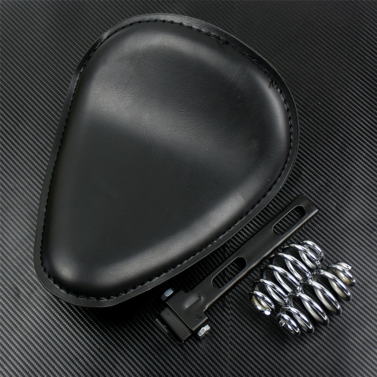 Universal Black Solo Driver for Seat Chrome Mouring Kit Fit for Harley for Yamaha Bobber