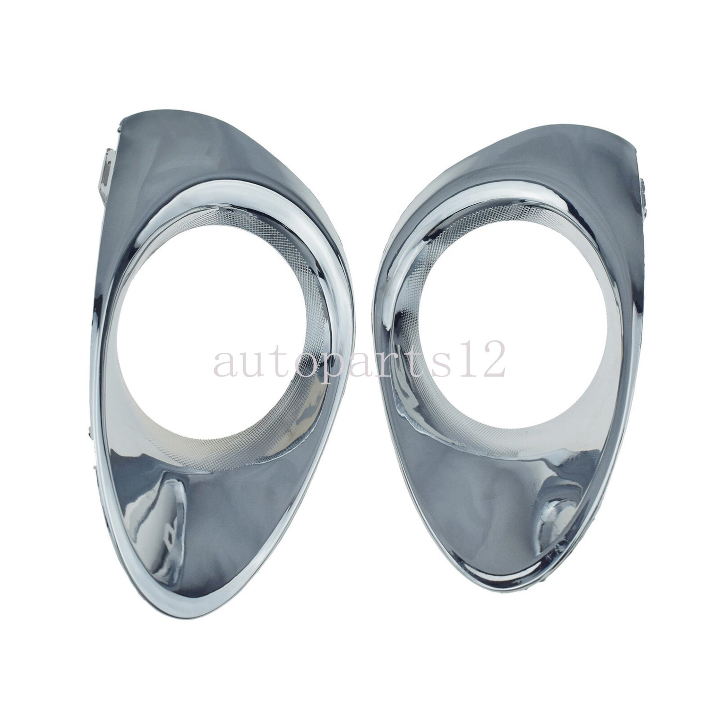 A pair of front left and right fog light trim bezels for Lexus RX450h and RX350 (2013-2015).