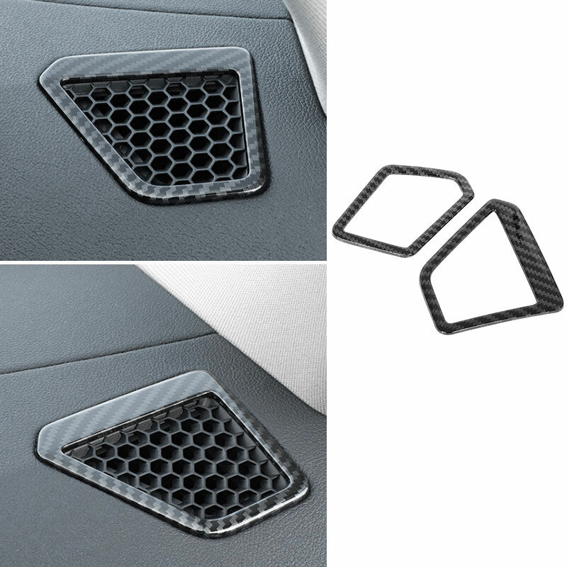 Carbon Fiber Style Interior Air Vent Cover Fit for BMW 3 Series G20 2020-2022