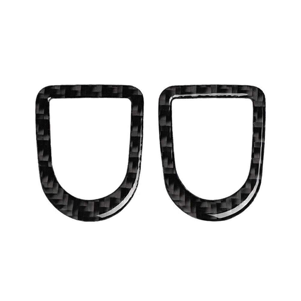 Fit for Ford for Mustang 2009-2013 2010 11 Carbon Fiber Door Lock Pins Frame Cover Trims