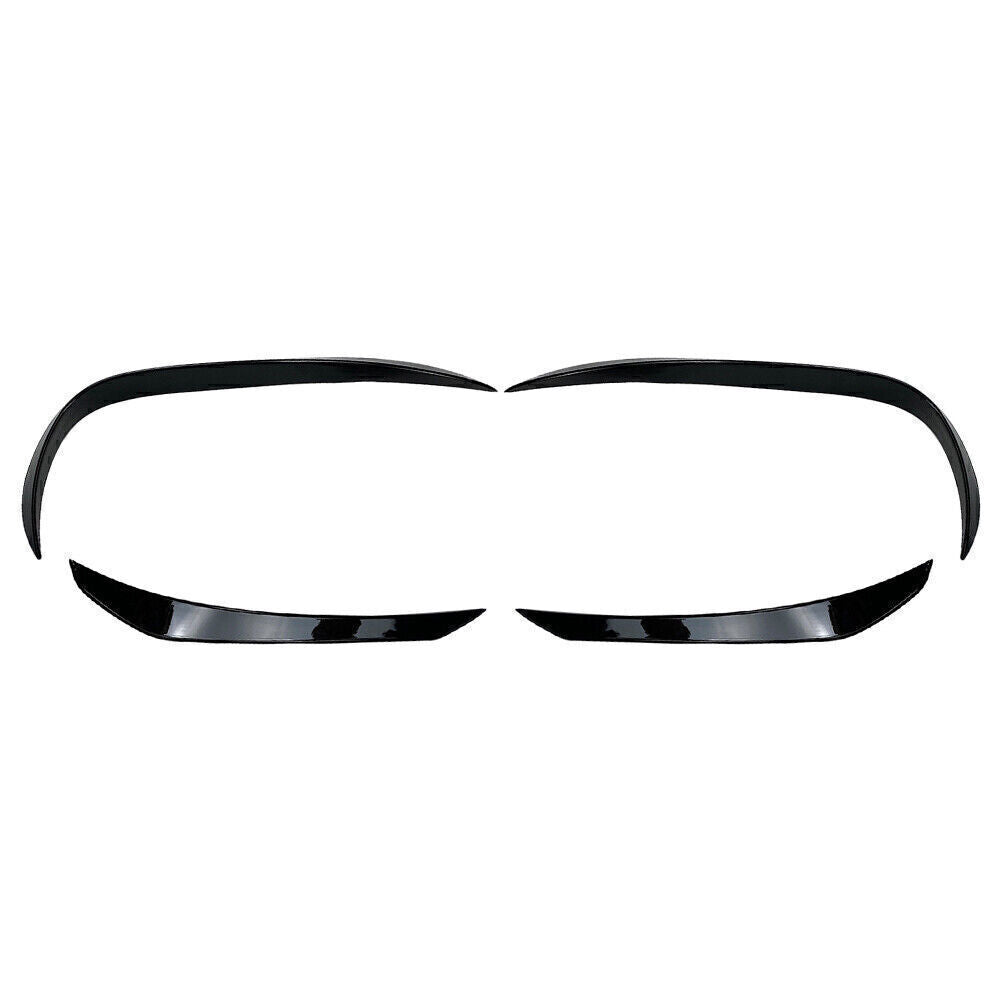 Front Bumper Lip Splitter Spoiler Black for Mercedes-Benz GLB X247 2020-2021 Car