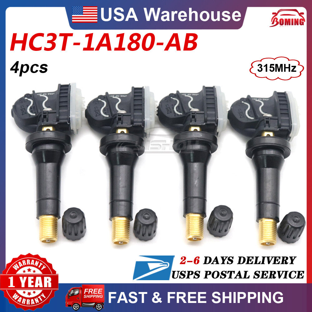 4PCS HC3T-1A180-AB Tire Pressure Monitor Sensor TPMS for Ford Fusion for Lincoln NEW