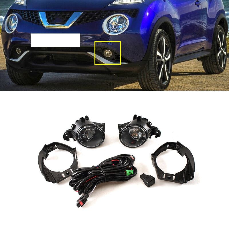 One set of daytime running lights and fog lights for Nissan Juke 2015-2019