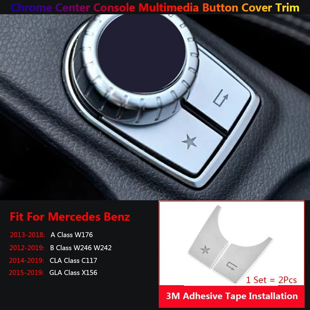 for Mercedes-Benz A B CLA GLA W176 W246 C117 X156 Multimedia Switch Cover Trims
