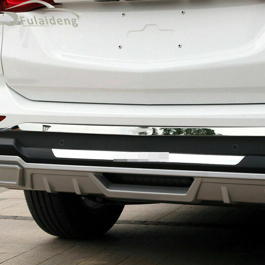2018-2021 for Chevrolet Equinox Chrome Steel Rear Bumper Cover Decor Strip Trim