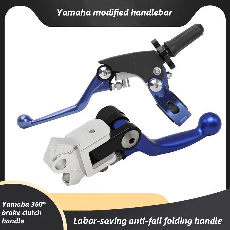 Motorcycle Dirt Bike for Yamaha YZF360 Clutch Brake Levers Pivot New Blue Grips