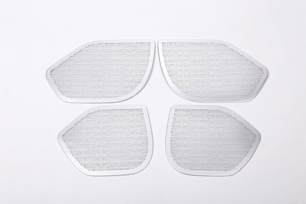 for Range Rover Velar 18-2023 Silver Alloy Inner Door Horn Sound Cover Trim 8X