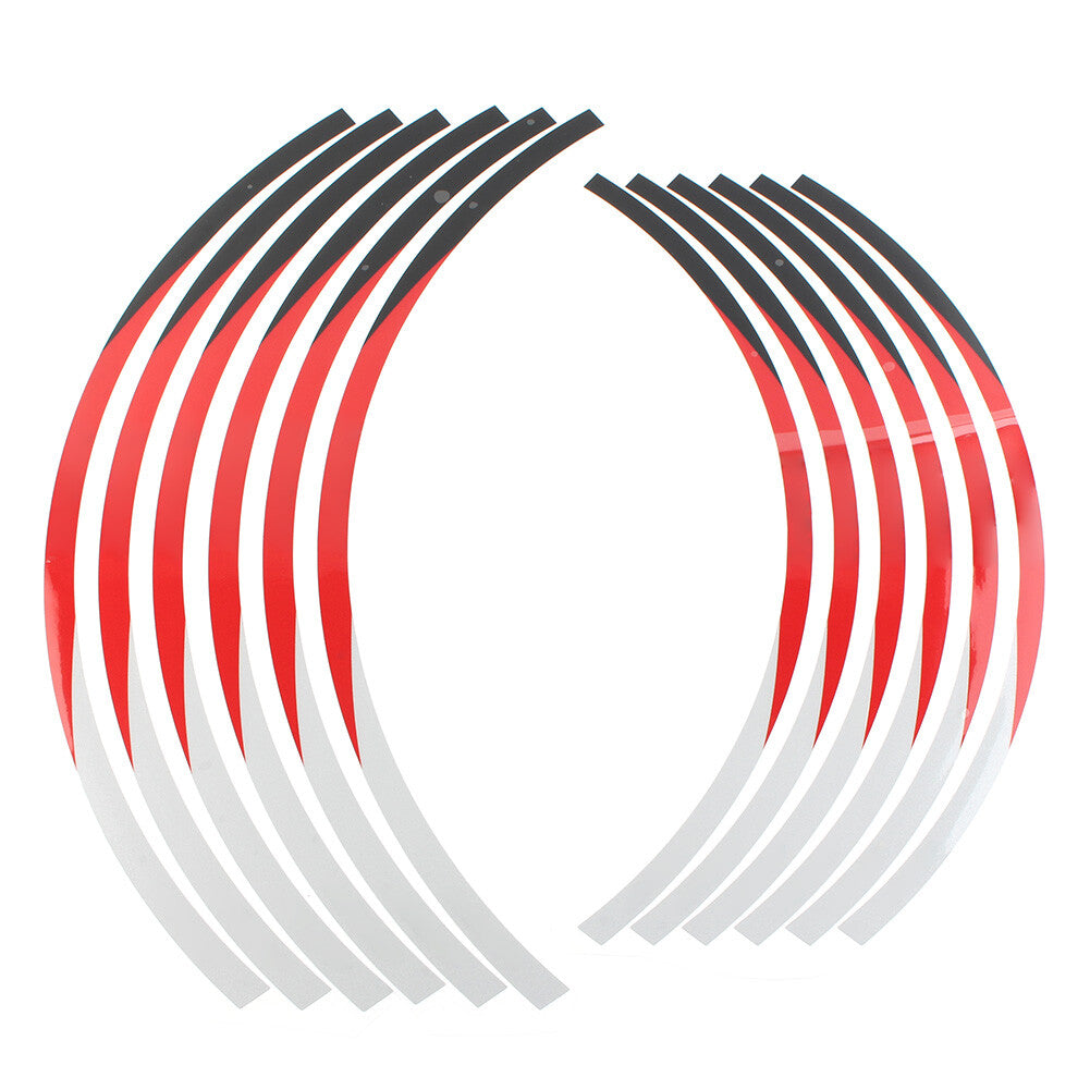 for Honda CRF 250L/ RALLY CRF 300L /RALLY CRF230L 21 18 Rim Wheel Stickers Red