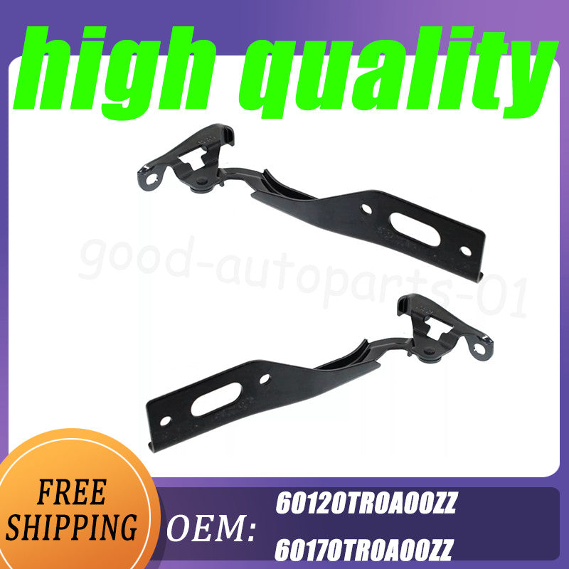 new hooded hinge 2-piece set, driver and passenger side LH, right grip HO1236128, HO1236127, double-sided.